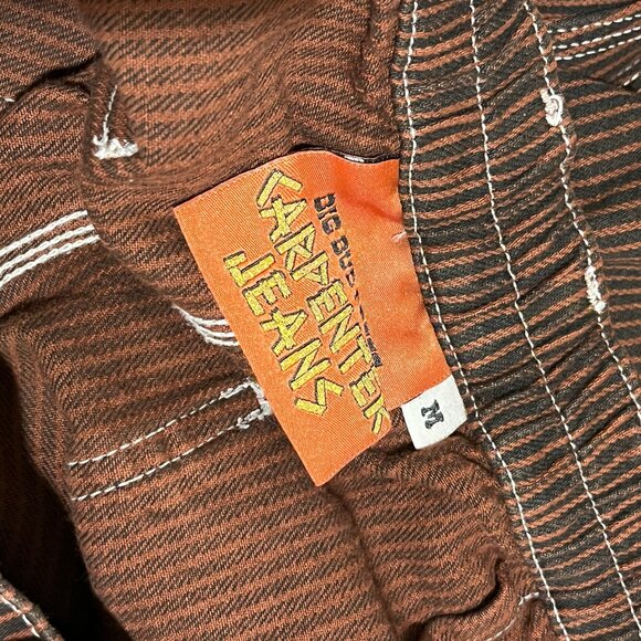 Big Bud Press Carpenter Shorts Railroad Stripe NEW, M - Picture 4 of 6